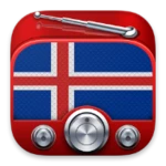 radio iceland + radio fm iceland - icelandic radio stations android application logo